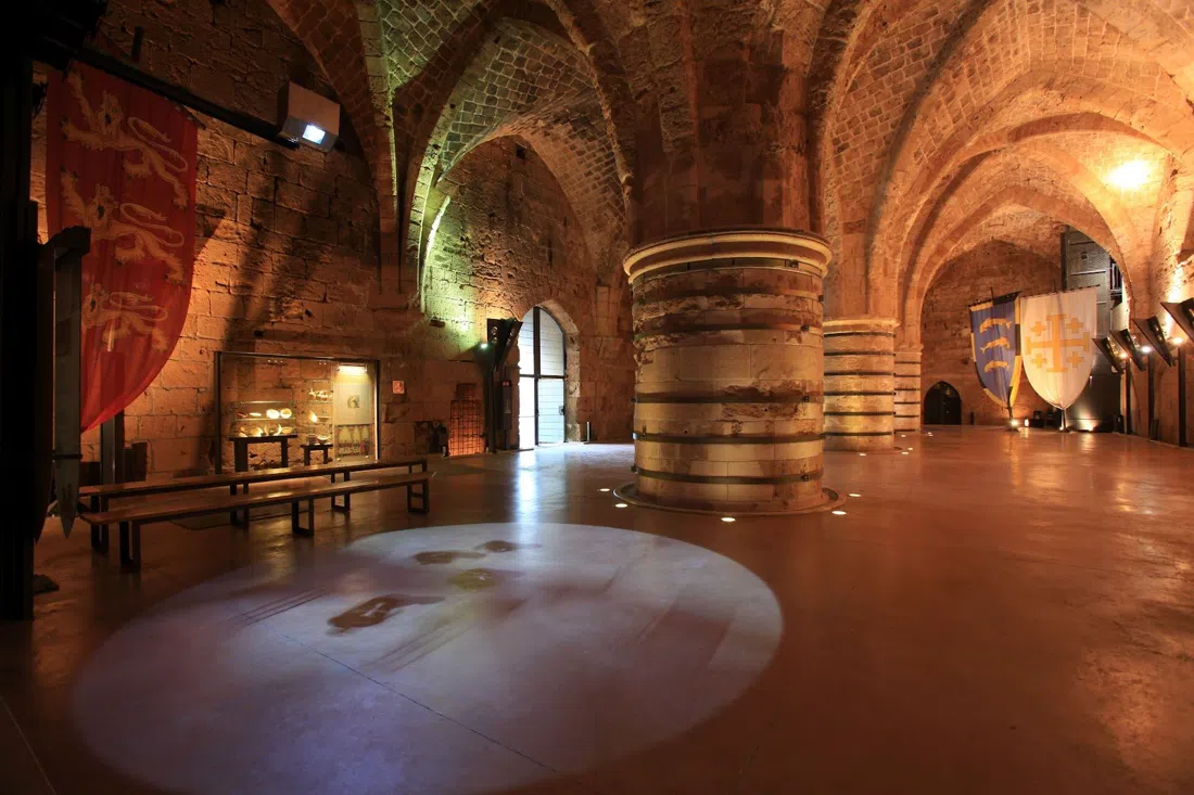 Hospitaller-fästningen (riddarsalarna), Gamla Akko, Tel Aviv
