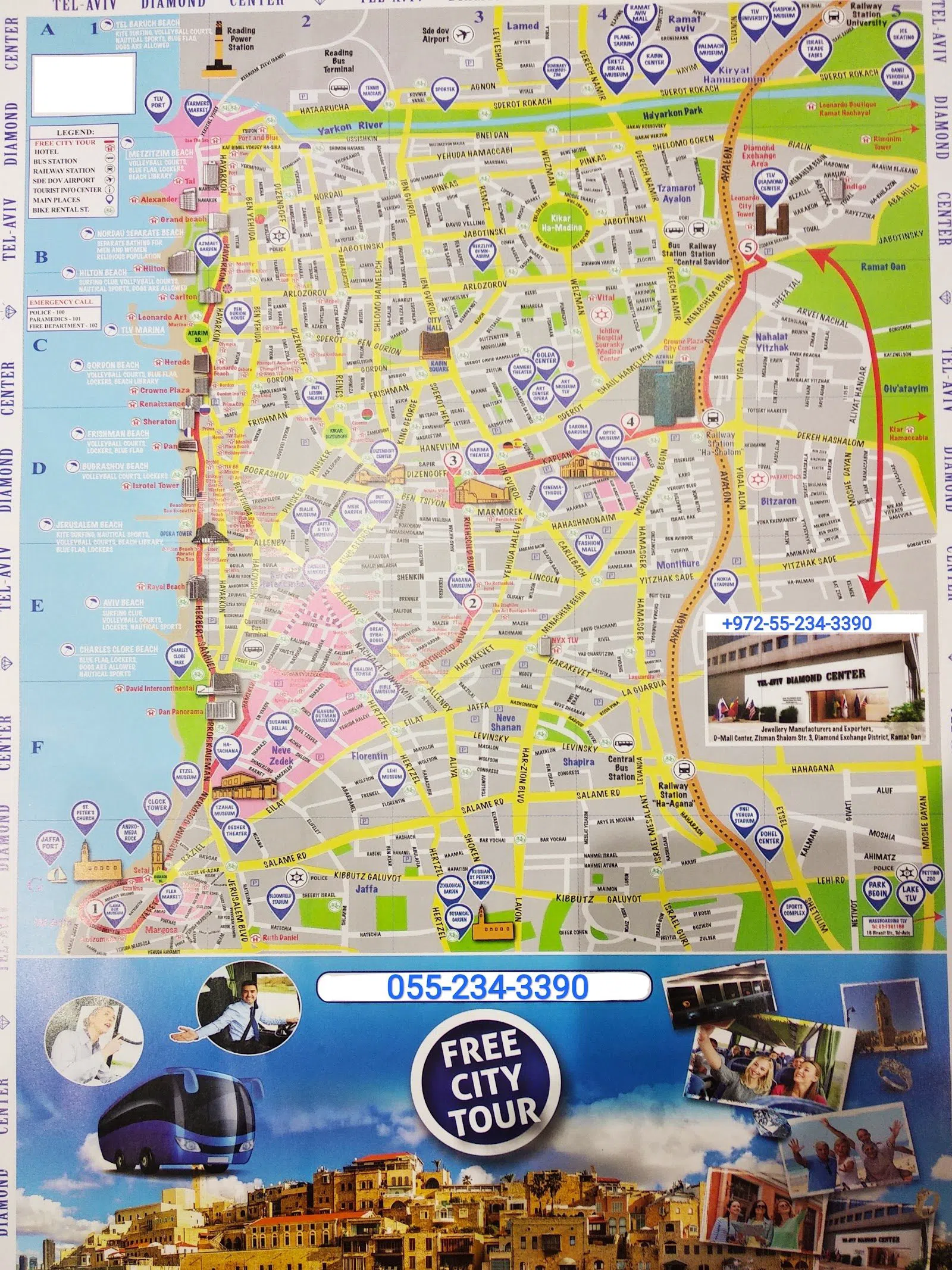 Tour a Pé Gratuito da Cidade Branca de Tel Aviv, Tel Aviv